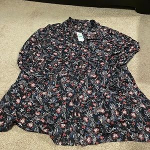 Flowy button down blouse